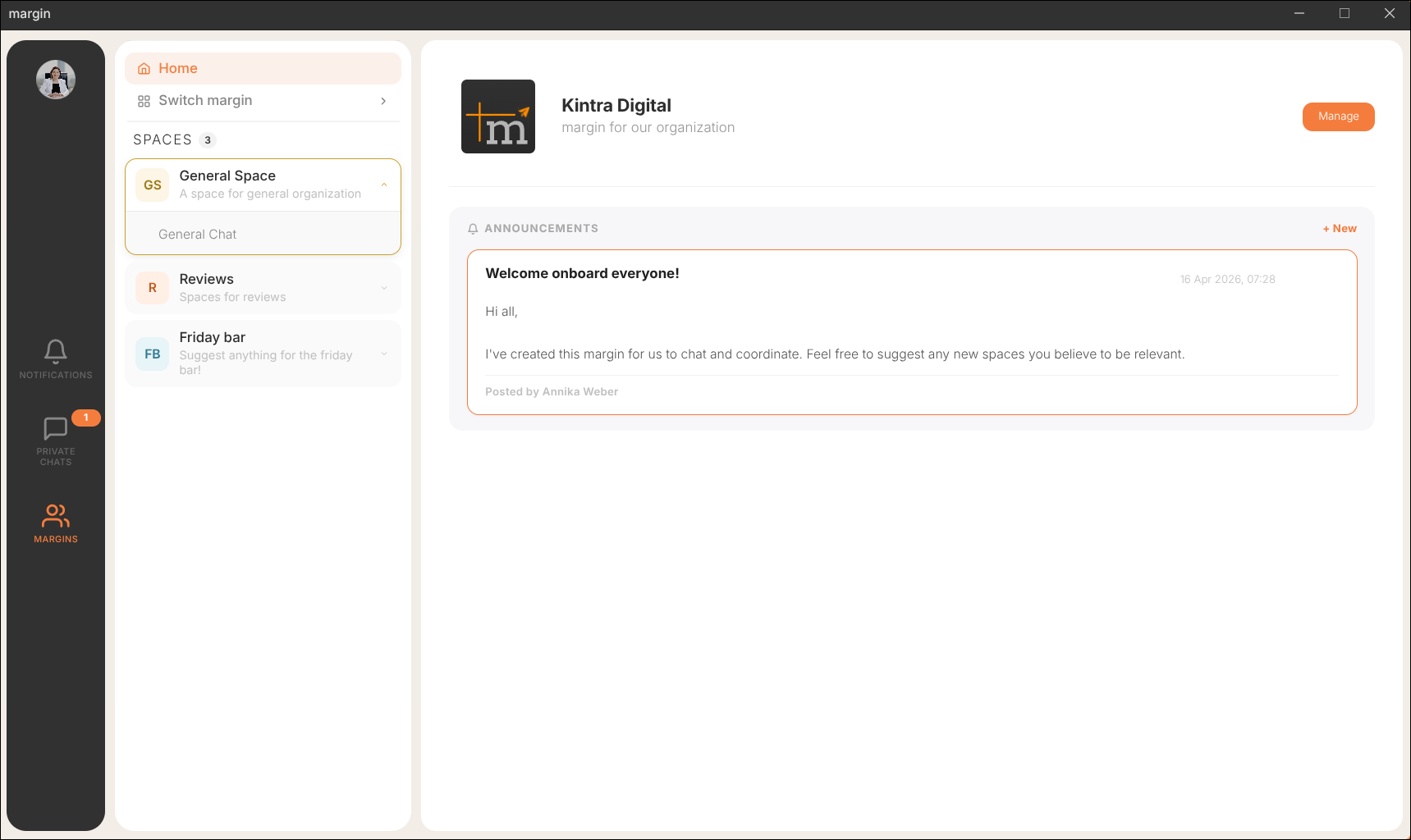 Margin app screenshot 3