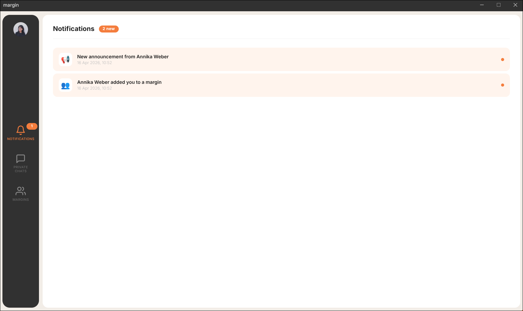 Margin app screenshot 4