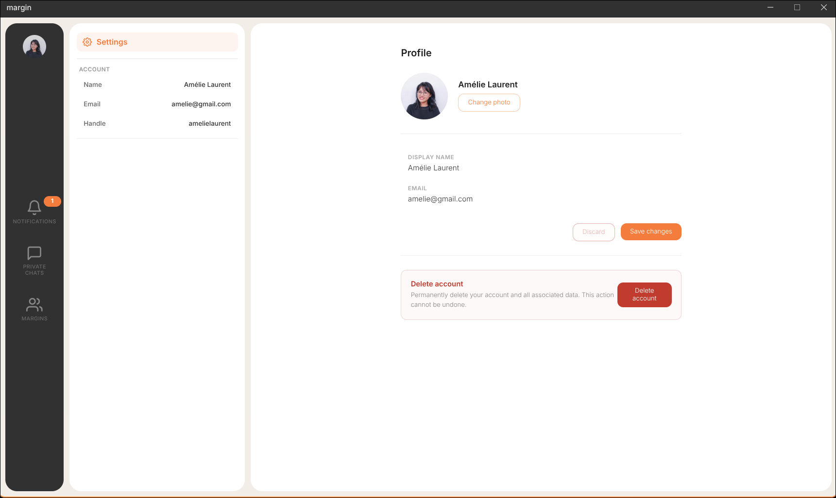 Margin app screenshot 5