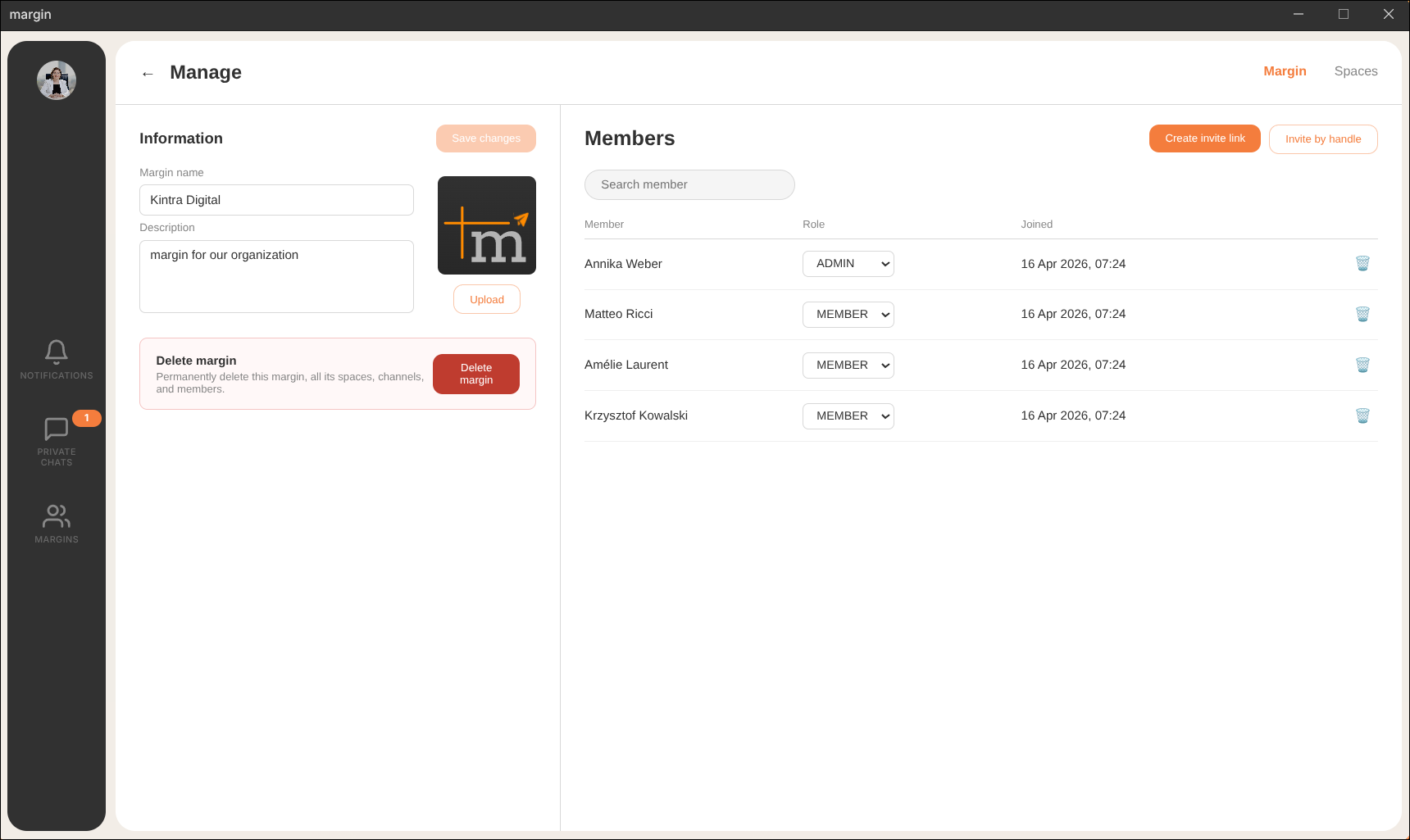 Margin app screenshot 6