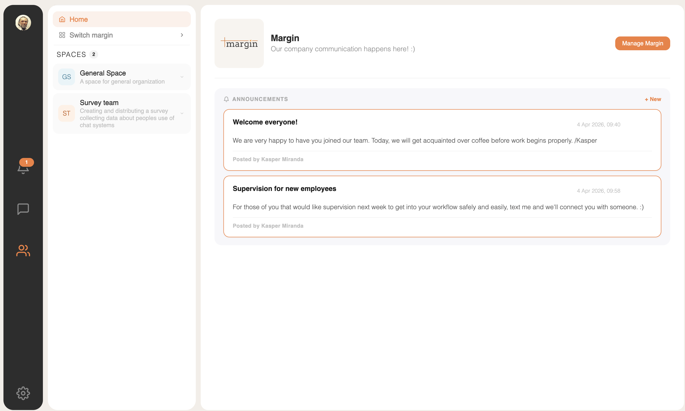 Margin app screenshot 2